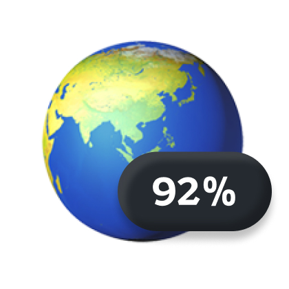 Distance resiliency score icon